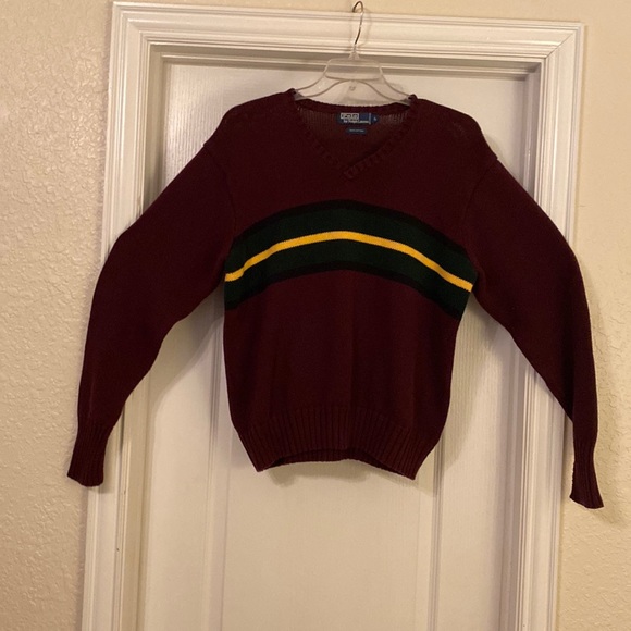 Polo Ralph Lauren Other - Polo by Ralph Lauren burgundy sweater size Large
